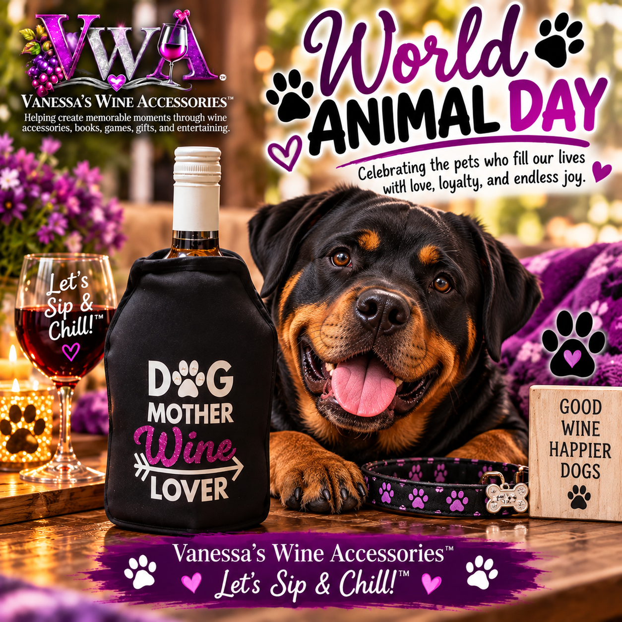 🐾 Celebrating World Animal Day with the Dog Moms Who Love Them